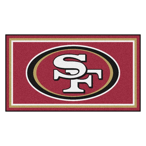 FANMATS NFL - San Francisco 49ers 3 ft. x 5 ft. Ultra Plush Area Rug