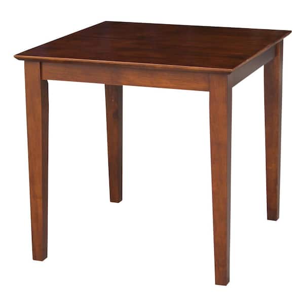 International Concepts Espresso Solid Wood Dining Table