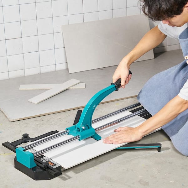 0.6 in. Manual Tile Cutter 48 in. Porcelain Ceramic Tile Cutter with Tungsten Carbide Grit Blade and Replacement blade