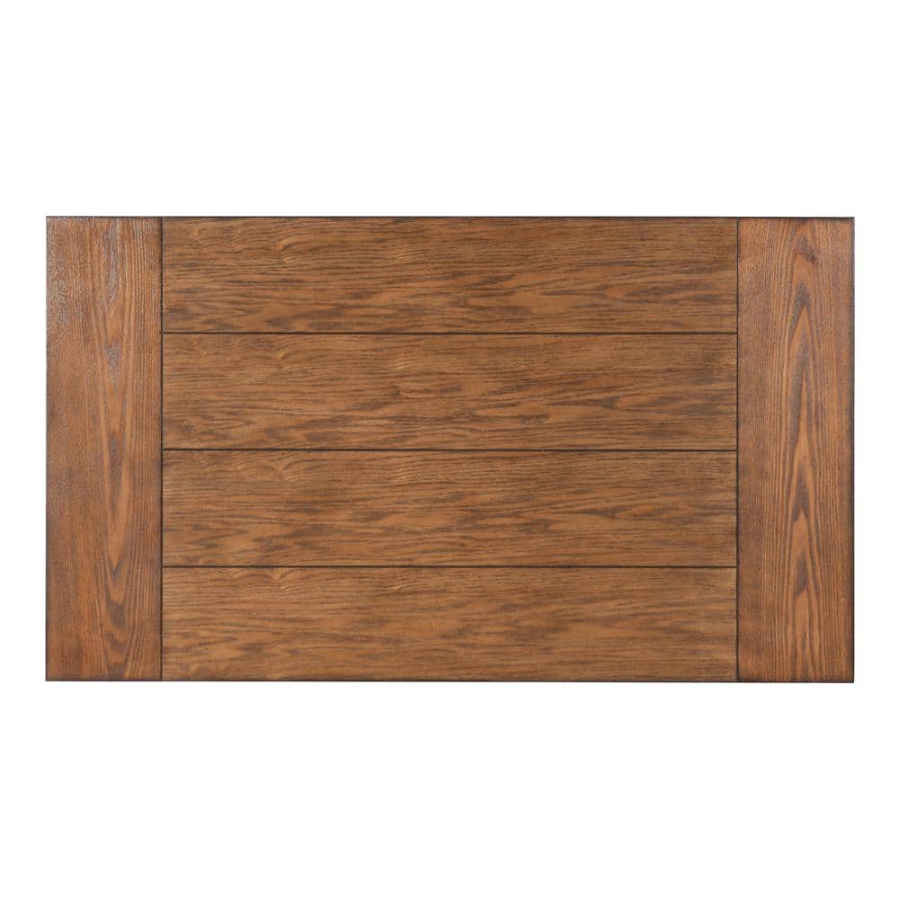 Austin Black and Ash Wood Two Shelf Desk