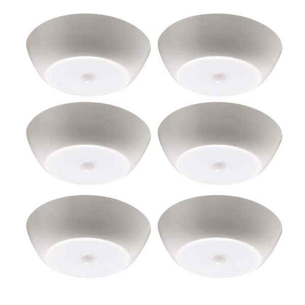 Mr Beams UltraBright Motion Activated 300-Lumen Battery Operated LED Ceiling Light (6-Pack)