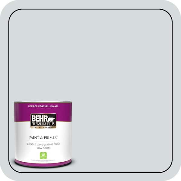 BEHR PREMIUM PLUS 1 qt. Home Decorators Collection #HDC-CT-16 Billowing Clouds Eggshell Enamel Low Odor Interior Paint & Primer