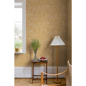 Siv Mustard Botanical Non-Pasted Paper Wallpaper