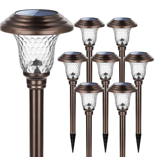 FAWEY TRED INC Outdoor Decor, 8 Pack Solar Pathway Lights