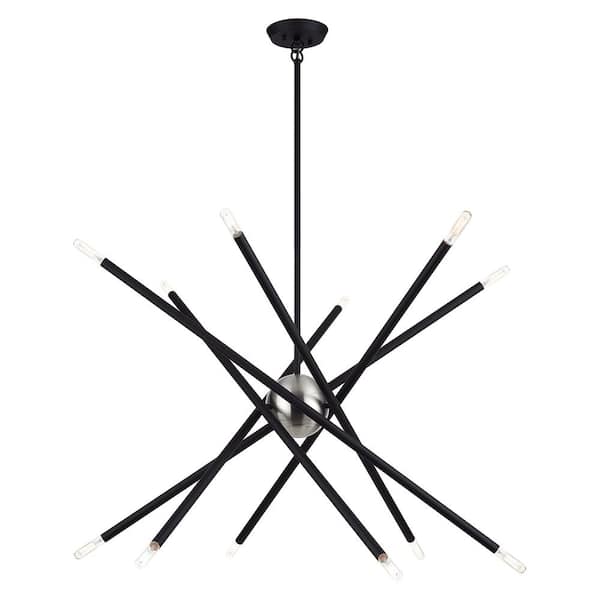 Soho 12-Light Black Chandelier