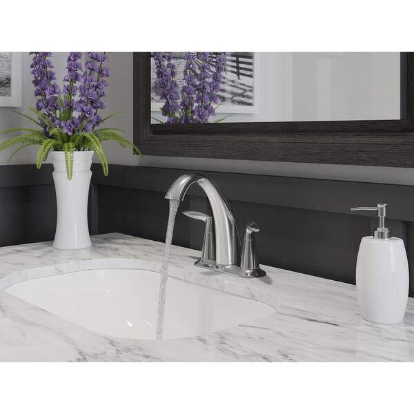 KOHLER Alteo 4 in. Centerset 2-Handle Bathroom Faucet in Polished Chrome