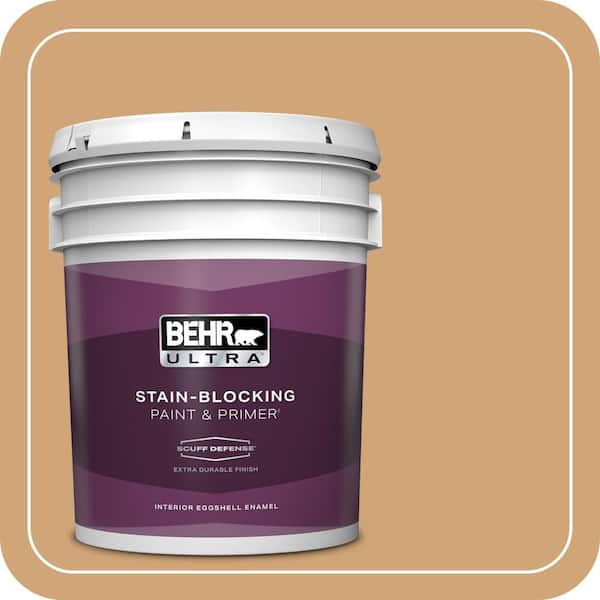BEHR ULTRA 5 gal. #PMD-79 Sesame Extra Durable Eggshell Enamel Interior Paint & Primer
