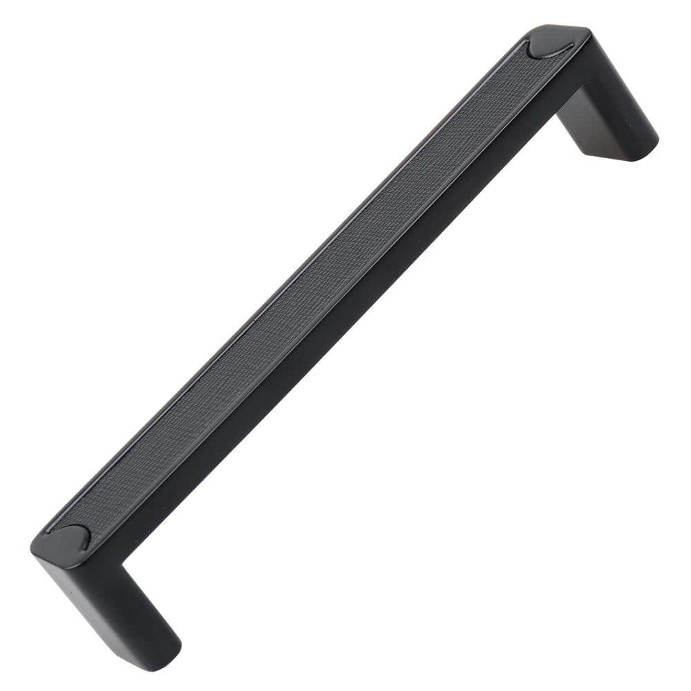 5 in. Center Matte Black Embossed Leather Strip Rectangle Cabinet Drawer Pulls (10-Pack) price history on PriceWatchPro