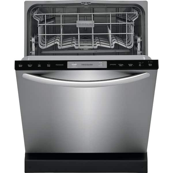 Frigidaire 24 In. in. Top Control Built-In Tall Tub Dishwasher in Stainless  Steel with 4-Cycles, 54 dBA FFID2426TS - The Home Depot