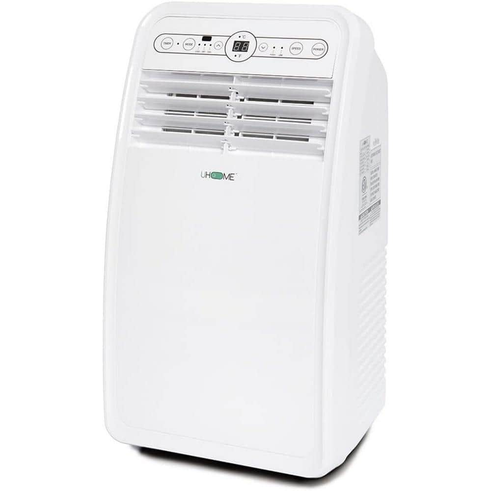 Shinco 4,350 BTU (DOE) Portable Air Conditioner Cools 200 Sq. Ft. with Dehumidifier with Remote in White, 55dB Low Noise