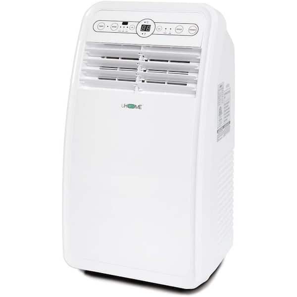 4,500 BTU (DOE) Portable Air Conditioner Cools 200 Sq. Ft. with Dehumidifier with Remote in White, 55dB Low Noise