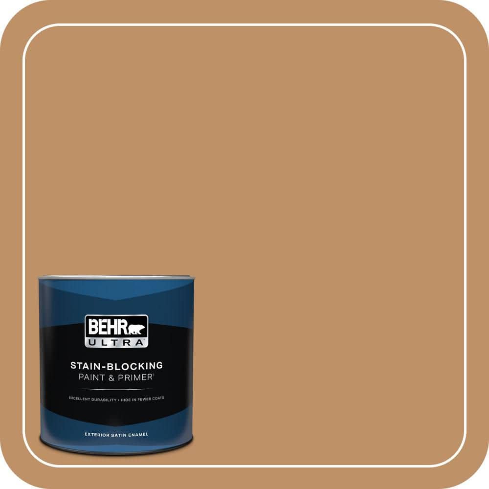 1 qt. #HDC-CL-15 Burnished Caramel Satin Enamel Exterior Paint & Primer price history on PriceWatchPro