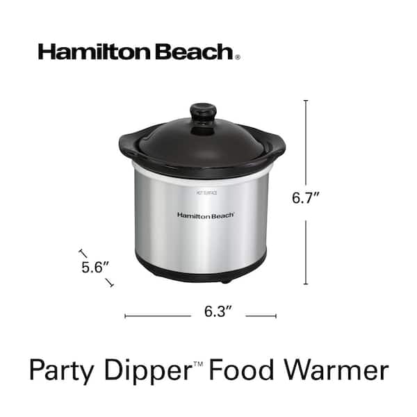 Slow Cooker Crock Pot HAMILTON BEACH 7 Quart Programmable with Party Dipper NEW