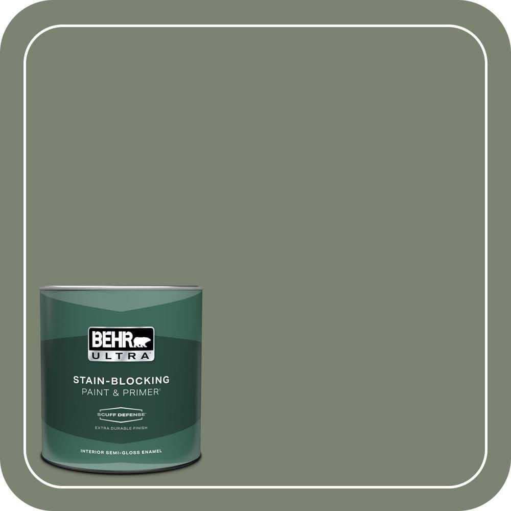 1 qt. #PPU11-18 Cactus Garden Extra Durable Semi-Gloss Enamel Interior Paint & Primer price history on PriceWatchPro