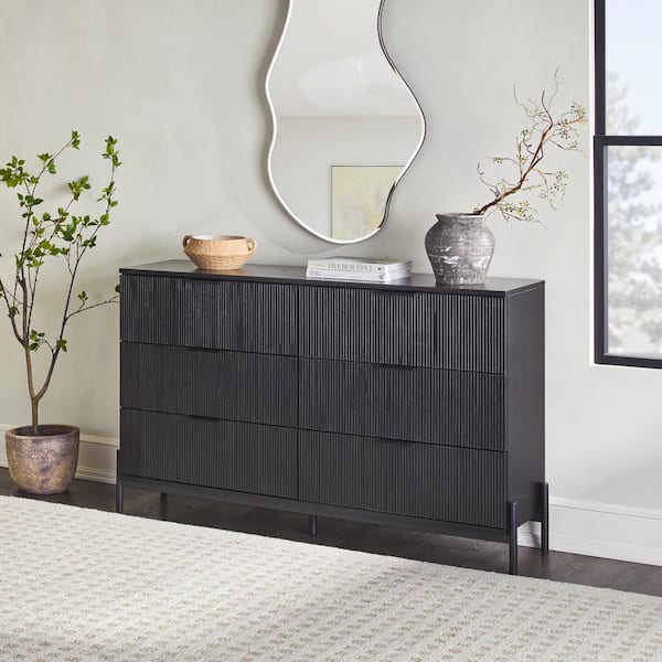 mid century black dresser Modern Vintage American of Martinsville 