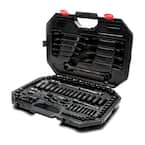1/4 in., 3/8 in. and 1/2 in. SAE Drive 100-Position Universal and Metric Mechanics Tool Set (105-Piece)