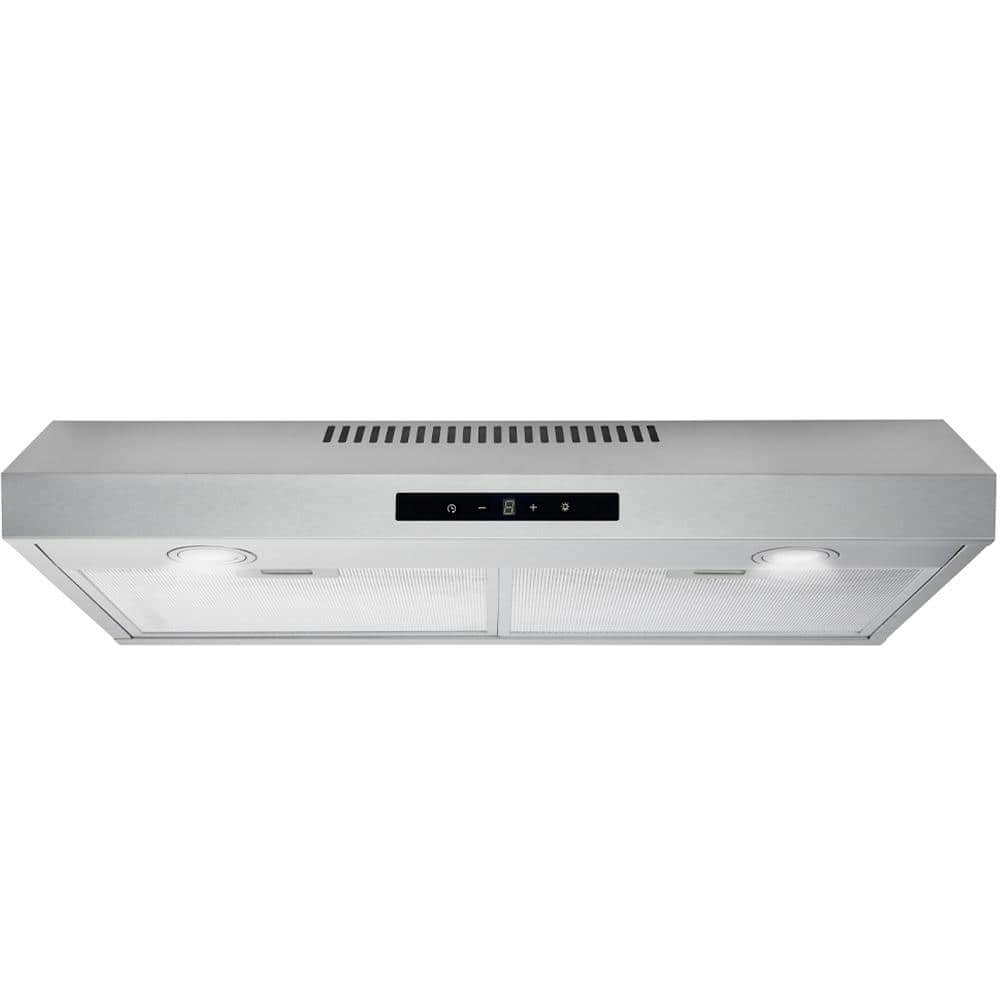 Cavaliere CAVALIERE 30" inch 200 CFM Ducted (Vented) Digital Under Cabinet Range Hood in Stainless Steel