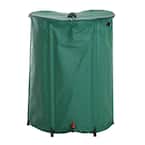80 Gal. Rainwater Harvesting Collection Barrel with a Folding Design