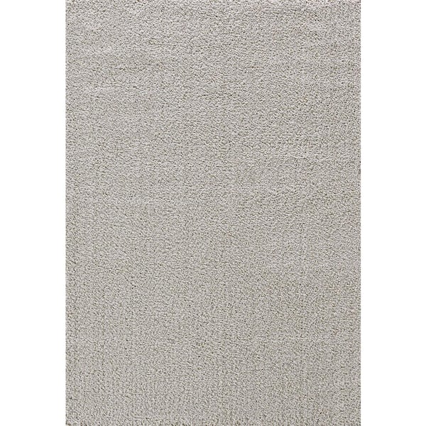Dynamic Rugs Maci 5 ft. 3 in. X 7 ft. 7 in. Ivory Solid Indoor Area Rug