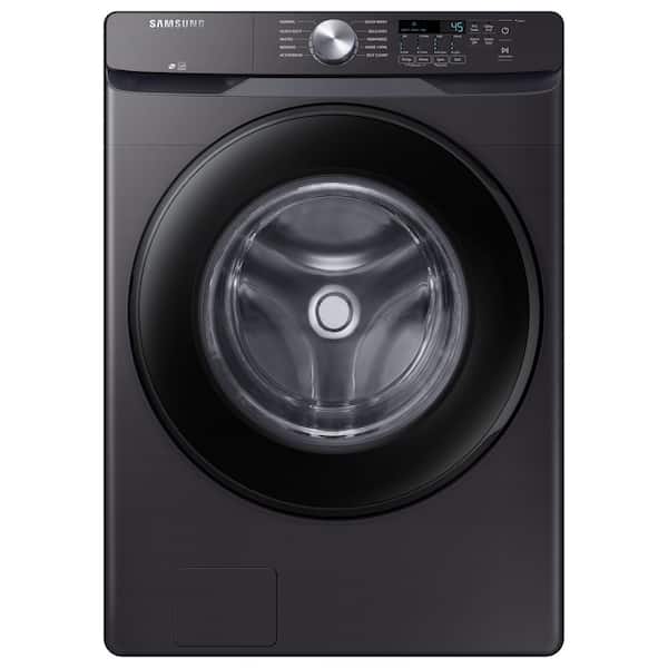 Samsung 4.5 cu. ft. High-Efficiency Front Load Washer with Self-Clean+ in Brushed Black