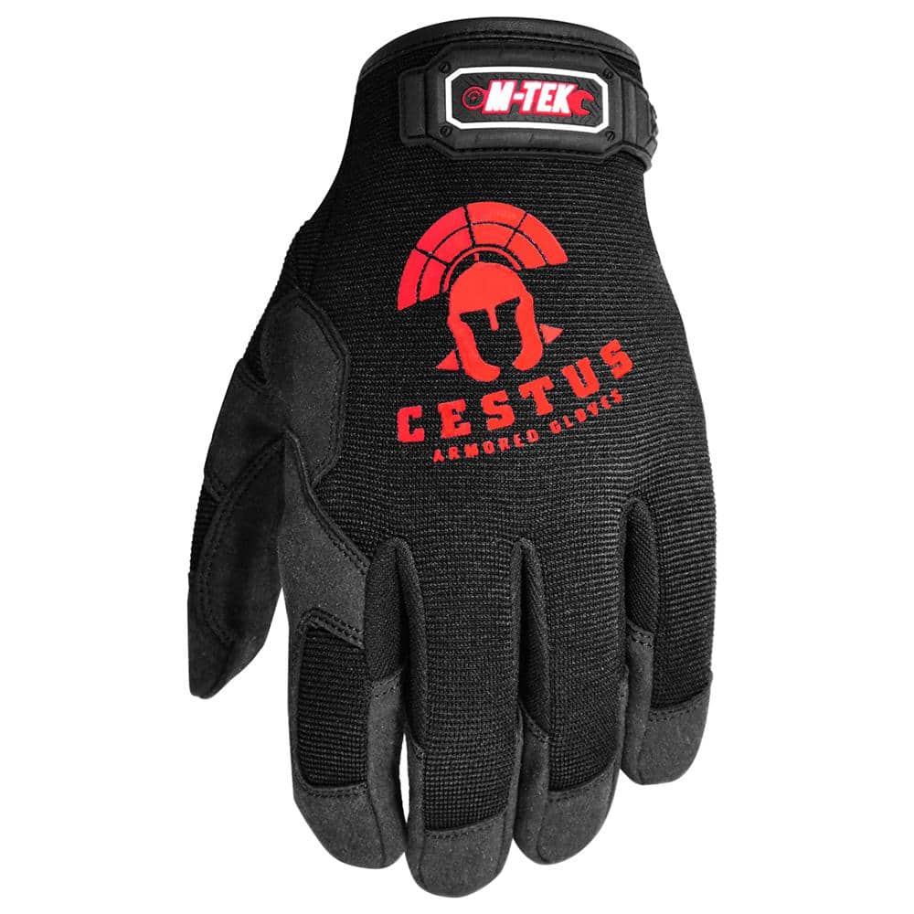 Large Black M-Tek Gloves