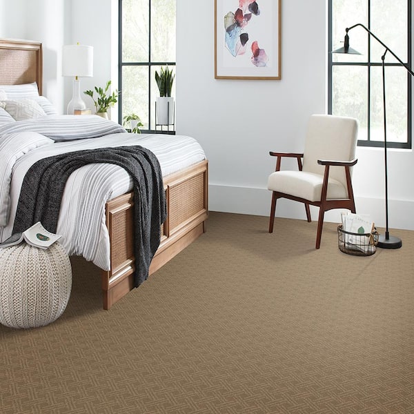Pure - Americana-Brown 38 oz. Triexta Pattern Carpet - Installation Required