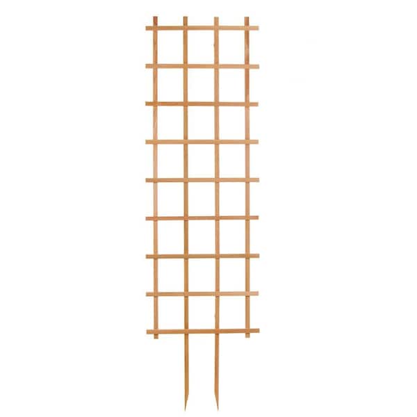 Unbranded 24 in. W x 84 in. H Wood Rectangle Trellis
