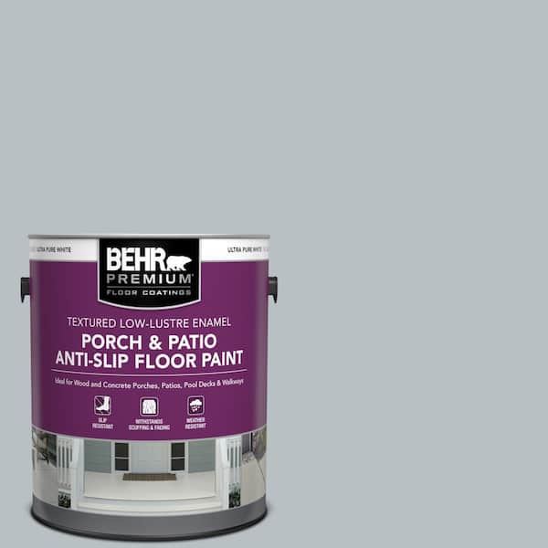 1 gal. #750E-3 Skyline Steel Textured Low-Lustre Enamel Interior/Exterior Porch and Patio Anti-Slip Floor Paint