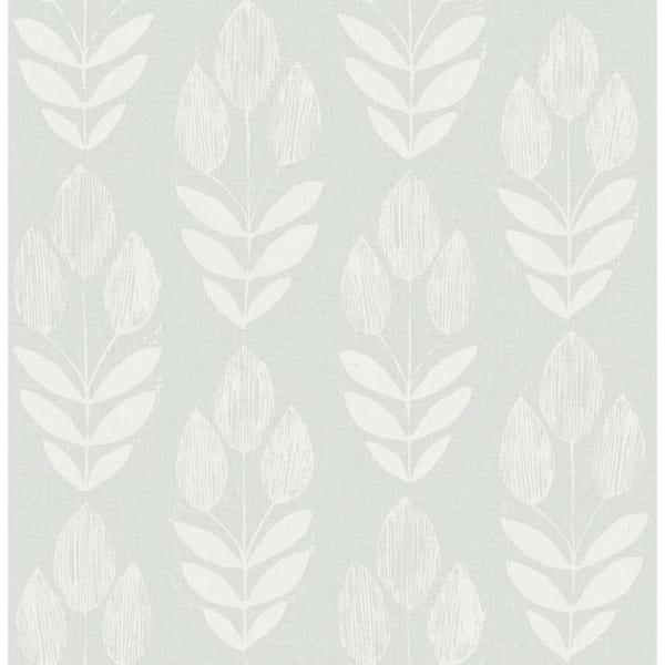 Chesapeake Garland Aqua Blue Block Tulip Wallpaper