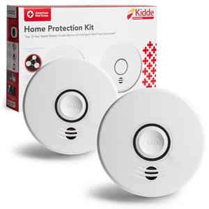 10 Year Worry-Free Sealed Battery Smoke Detector with Intelligent and Wire-Free Voice Interconnect (2-Pack)