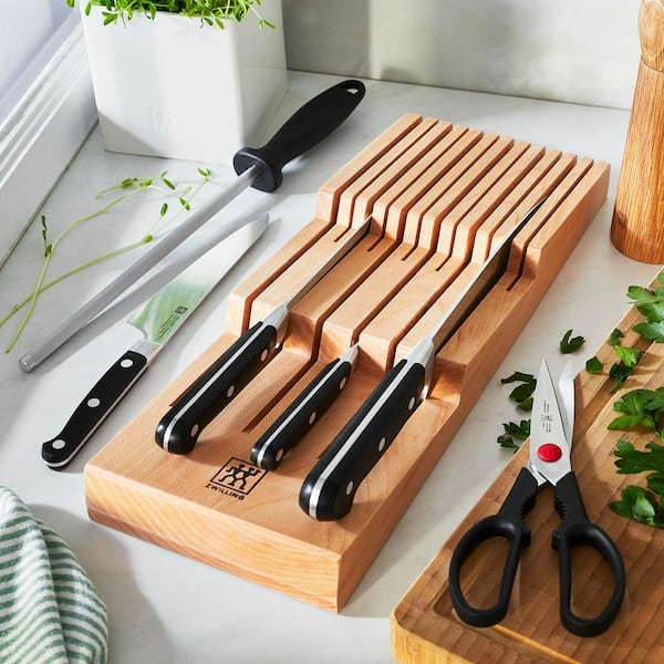ZWILLING In-drawer Wood Knife Organizer - 12 Slot 1002310 - The