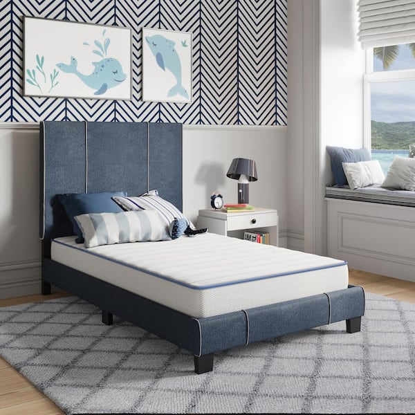 Nautica Relieve, Size Full, Medium Comfort, 6 in. Innerspring Hybrid Mattress, Quilted Memory Cover IMIFN8306DB The Depot