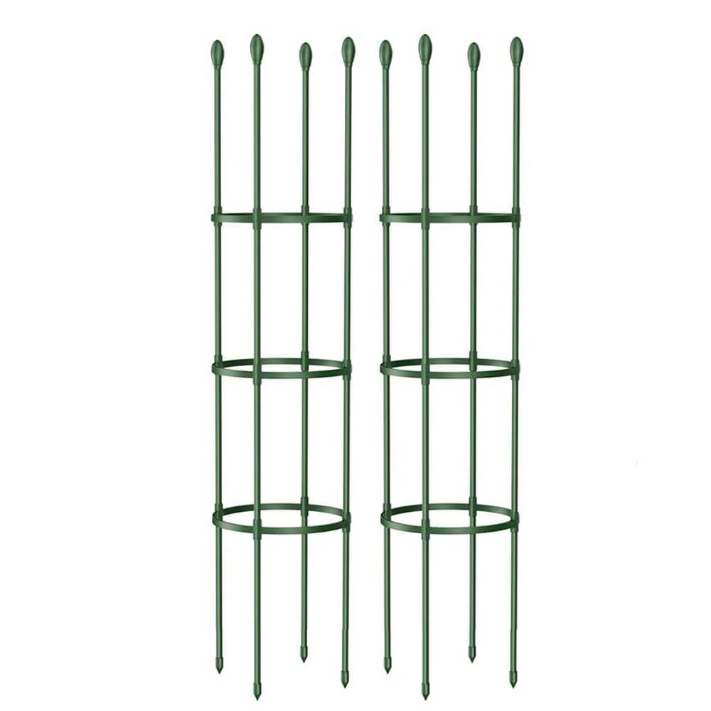 55 in. Garden Trellis Flowers Stands Cucumber Trellis Plant cage (2-Pack) price history on PriceWatchPro