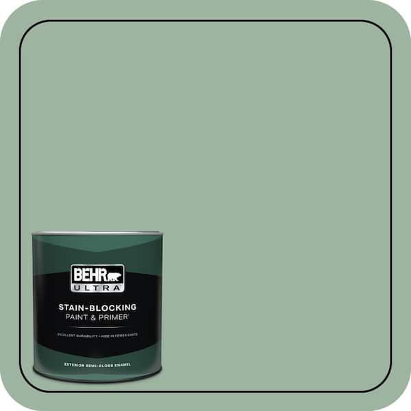 BEHR ULTRA 1 qt. #S410-4 Copper Patina Semi-Gloss Enamel Exterior Paint & Primer