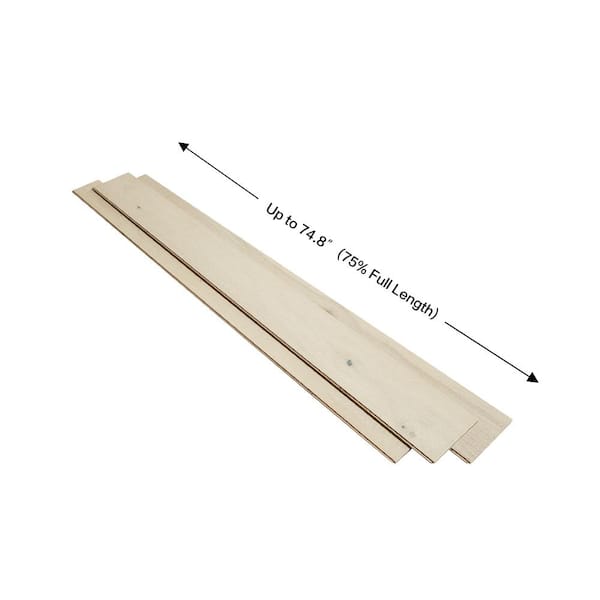 Malibu Wide Plank French Oak Santa Monica 1/2 in. T x 5 in. and 7 in. W x Varying Length Engineered Hardwood Flooring (24.93 sq. ft./case)