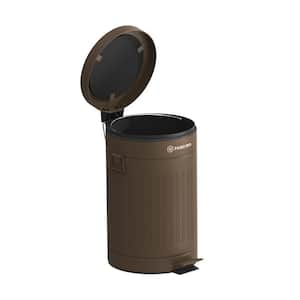 3.1 Gal. Outdoor Deodorization Trash Can with Lid, Cat/Pet Waste Container Step Trash Can for Patio