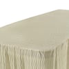 The Folding Table Cloth 6 ft. Table Cloth Made for Folding Tables Natural  3072NAT - The Home Depot