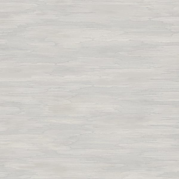 Seabrook Designs Couture Faux Watercolor Metallic Silver and Greige Paper Strippable Roll (Covers 60.75 sq. ft.)