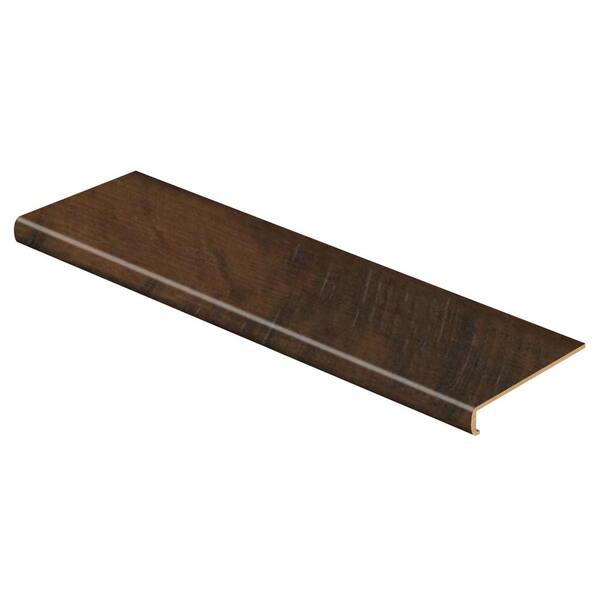 Cap A Tread Molasses Maple 47 in. L x 12-1/8 in. W x 2-3/16 in. T Laminate to Cover Stairs 1-1/8 in. T to 1-3/4 in. T