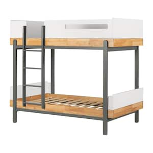 Bebble Natural and Gray 44.5 in. Bed