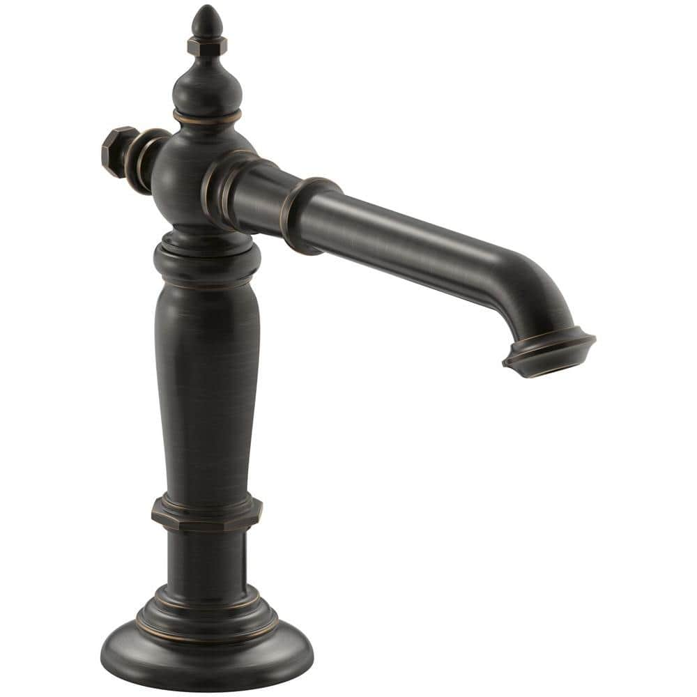 KOHLER Artifacts 6.625 in. Bathroom Sink Spout with Column Design in  Oil-Rubbed Bronze K-72760-2BZ - The Home Depot