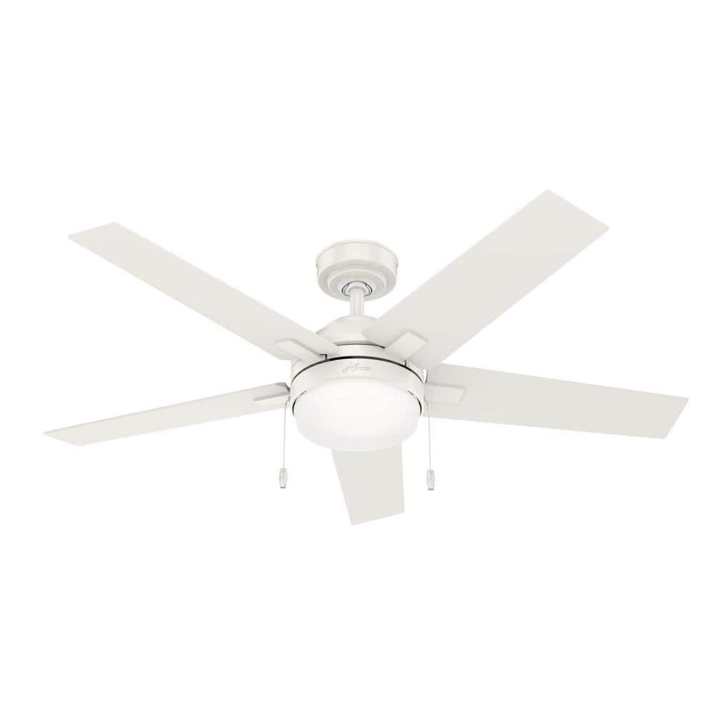 Hunter Bartlett 52 Led Bartlett 52  5 Blade Led Indoor Ceiling Fan - White