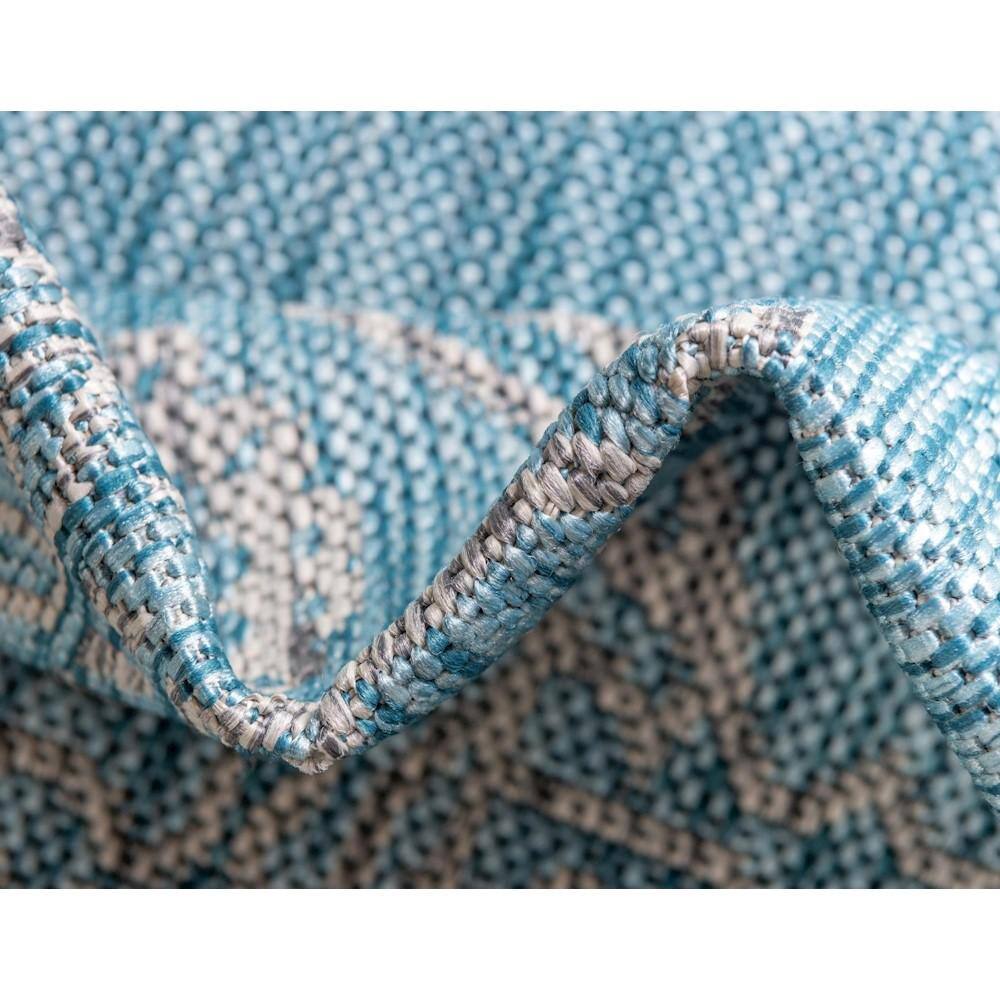 Aqua Breeze Easy-Care Synthetic Rectangular Outdoor Rug