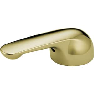 Single Metal Lever Handle Kit in Polished Brass