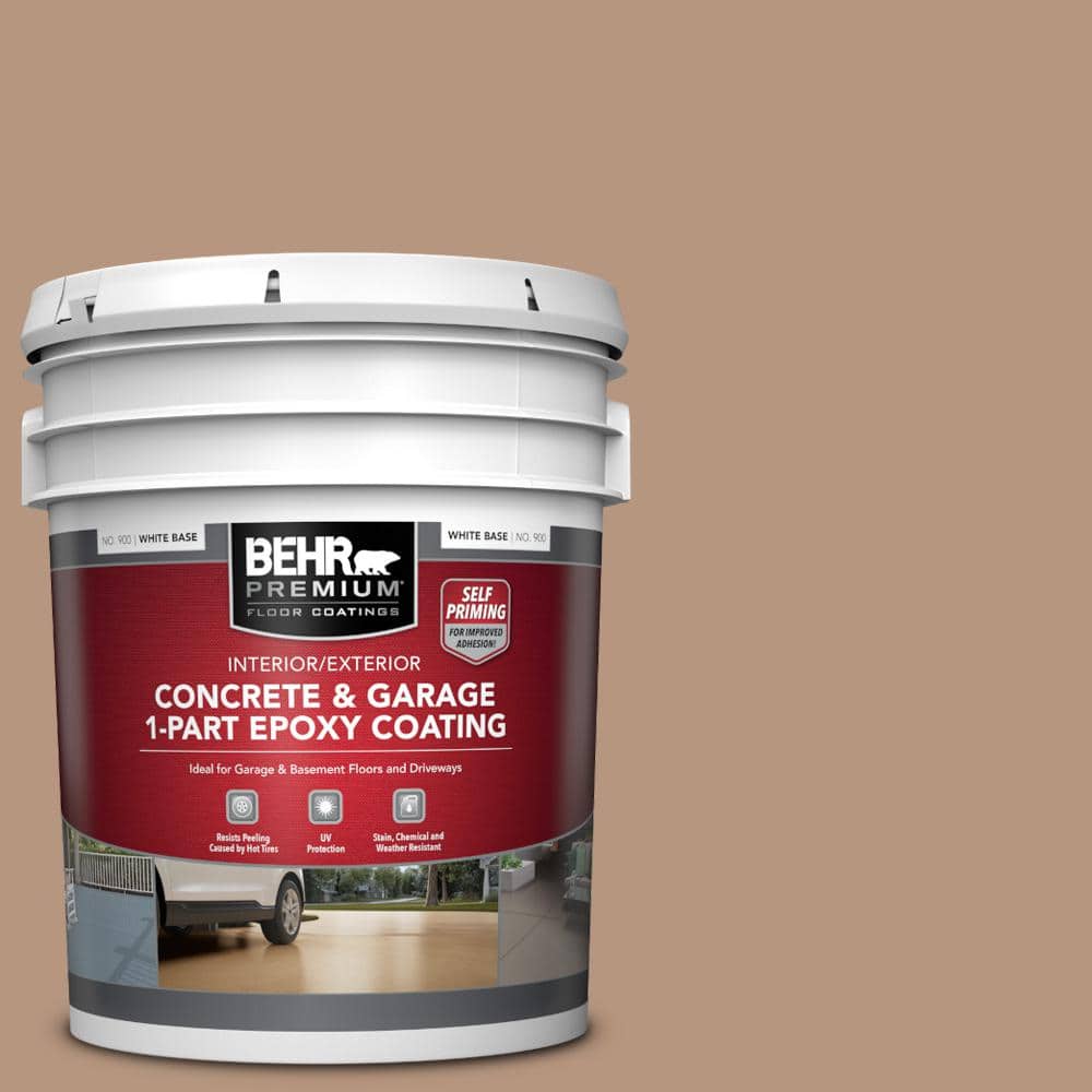 BEHR PREMIUM 5 gal. S2204 Potters Clay SelfPriming 1Part Epoxy Satin Interior/Exterior