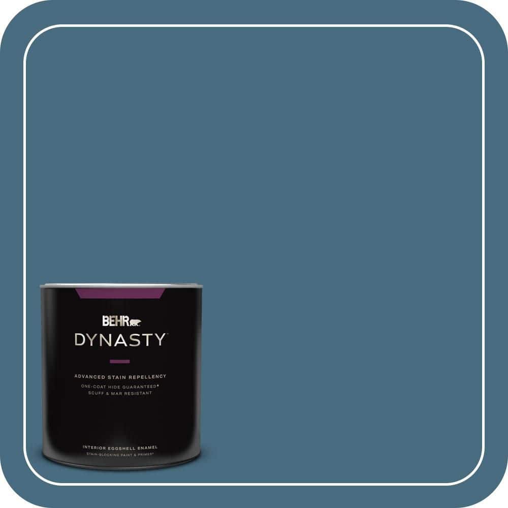 1 qt. #550F-6 Regatta Bay Eggshell Enamel Interior Stain-Blocking Paint and Primer price history on PriceWatchPro