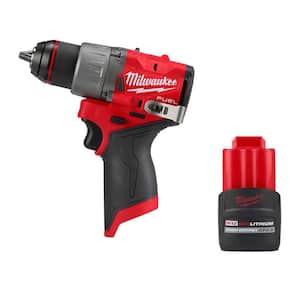 M12 FUEL 12V Lithium-Ion Brushless Cordless 1/2 in. Drill Driver w/ High Output 2.5Ah Battery