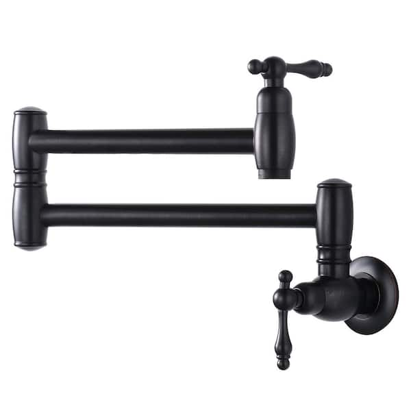 Commercial Restaurant Wall Mount Pot Filler in Oil Rubbed Bronze