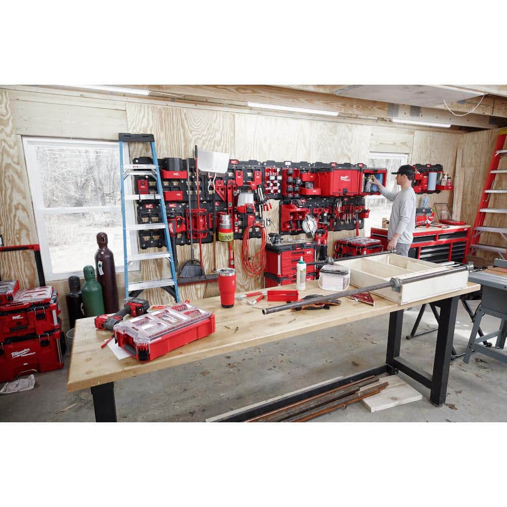 Milwaukee Red Impact Resistant Small Parts Bin Set