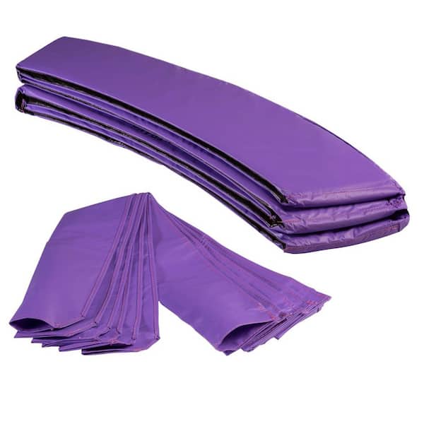 Upper Bounce Machrus Upper Bounce Trampoline Appearance Replacement Set, 9 ft. Round Safety Pad with 8 pole Sleeve Protectors